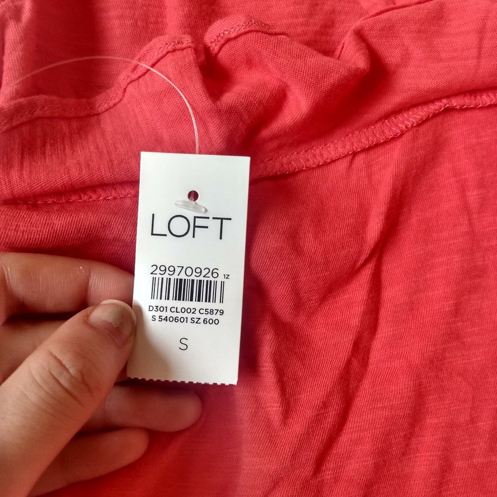 NWOT Loft Ruffle Tank Top - Picture 4 of 6